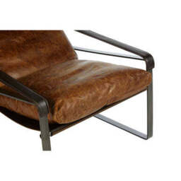 Hoxton Light Brown Leather Lounge Chair - thumbnail 6