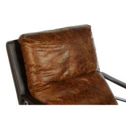 Hoxton Light Brown Leather Lounge Chair - thumbnail 5