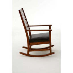 Relax Brown Leather Effect Rocking Chair - thumbnail 4