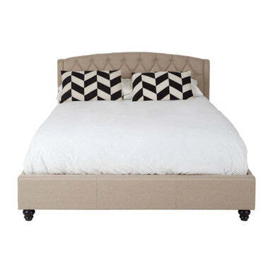 Beige King Bed - Josephine - image 1