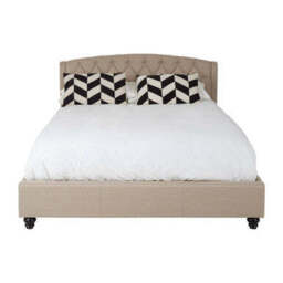 Beige King Bed - Josephine