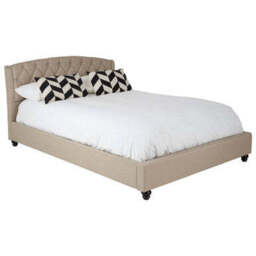 Beige King Bed - Josephine - thumbnail 2