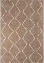 Moroccan Beige Shaggy Rug - 820 - thumbnail 1