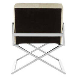 Kensington Townhouse Genuine Grey Leather Chair - thumbnail 6