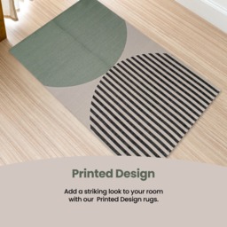 OLIVIA ROCCO Printed Rug Amphi Colour Non Slip Soft Durable Floor Rug For Living Room - thumbnail 6
