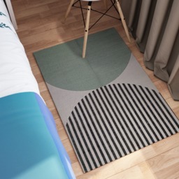 OLIVIA ROCCO Printed Rug Amphi Colour Non Slip Soft Durable Floor Rug For Living Room - thumbnail 4