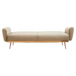 Hatton Mink Velvet Sofa Bed - thumbnail 4