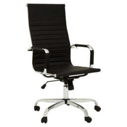 Black High Back Home Office Chair - Brent - thumbnail 3