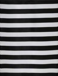 Rainbow Outdoor Rug Black & White - 1030 - thumbnail 1