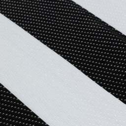 Rainbow Outdoor Rug Black & White - 1030 - thumbnail 2
