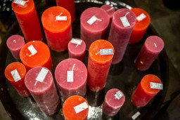 LUXURY RUSTIC CANDLE - FUCHSIA - thumbnail 4