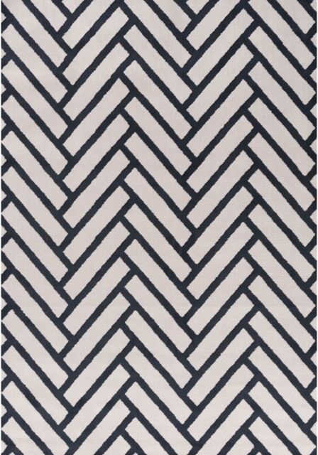 Loft Chevron Blue Rug - image 1