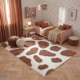 Moodi Shaggy Terra Froth Rug - thumbnail 2