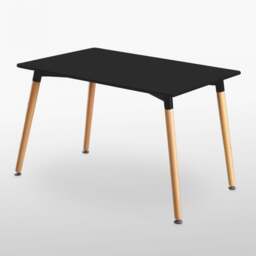 Halo 4 or 6 seating Dining Table - Black