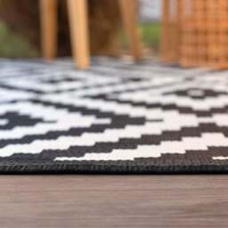 Ecology Outdoor Rug Black - 100bl - thumbnail 5