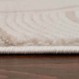Carmel Cream-Beige Geometric Rug - 6070 - thumbnail 4