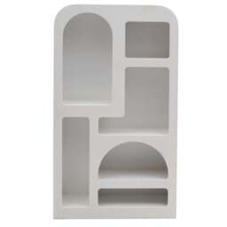 Udaipur Tall Geometric Bookcase - thumbnail 2