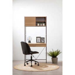 Clinton Black Home Office Chair - thumbnail 5