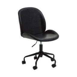 Clinton Black Home Office Chair - thumbnail 4