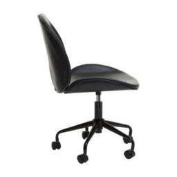 Clinton Black Home Office Chair - thumbnail 6