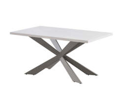 Oxford Duke LUX Dining Set, a Table and Chairs Set of 4, White - thumbnail 3