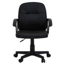 Black Small Home Office Chair - Brent - thumbnail 2