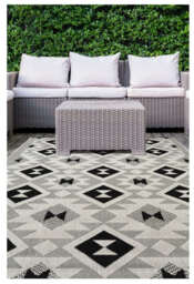 County Geo Chequer Indoor/Outdoor Rug - 11182A - thumbnail 5