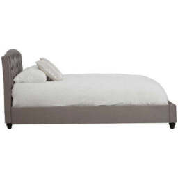 Grey Velvet King Bed - Josephine - thumbnail 3