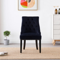 Blaze Walnut Dining Table and Set of 4 Black Windsor Dining Chairs - thumbnail 4