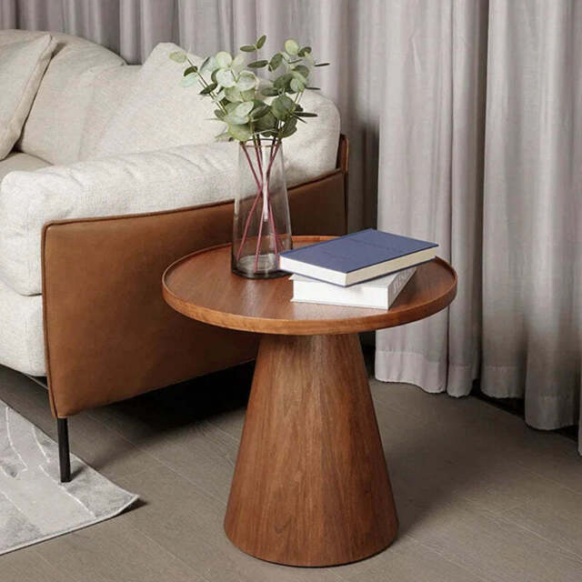 Decuro Side Table - Walnut / Tall