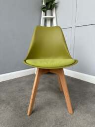 Jamie Lorenzo Dining Chair - Lime Green - thumbnail 2