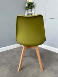 Jamie Lorenzo Dining Chair - Lime Green - thumbnail 3