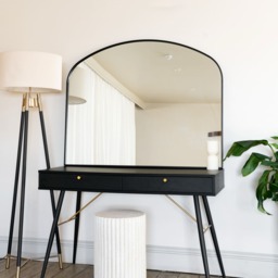 Yoko - Black Metal Gentle Arch Mirror - 95cm x 120cm - thumbnail 4