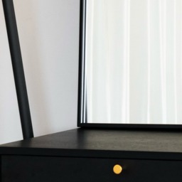 Yoko - Black Metal Gentle Arch Mirror - 95cm x 120cm - thumbnail 2