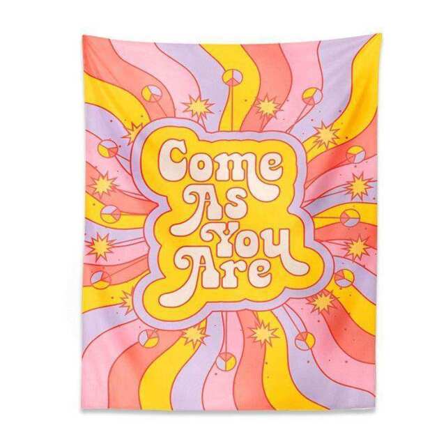 Come As You Are Retro Tapestry - image 1