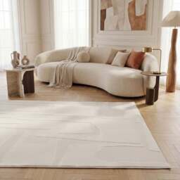 Loft Abstract Cream Rug - thumbnail 2