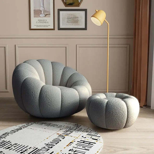 Min Chair - Grey + Stool