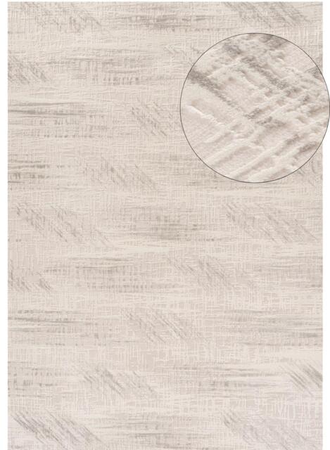 Carmel Cream-Grey Abstract Rug - 6030 - 200X290 cm