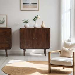Franklin Dark Mango Wood 2 Door Sideboard - thumbnail 5