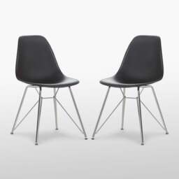 Valentina Chrome Dining Chair - thumbnail 4