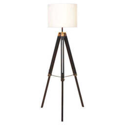 Tripod Floor Lamp with Black Base - Malvern - thumbnail 4
