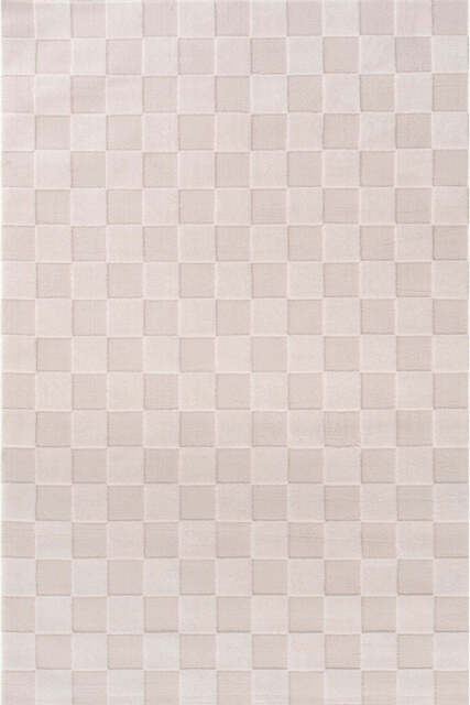 Loft Checkerboard Cream Rug - 240X340 cm