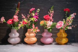 VASE SKRZYSZOW S- H16 D14 cm - TAUPE - thumbnail 5