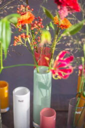 CYLINDER Vase - H25 D6.5 cm - NEWGREY Colour by DutZ - thumbnail 5