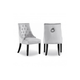 Windsor LUX Velvet Dining Chair Set of 2 - thumbnail 1