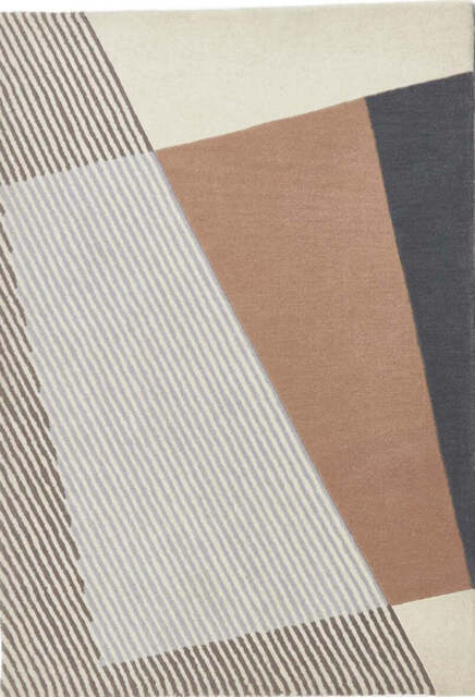 Bauhaus Abstract Wool Rug - 160X230 cm
