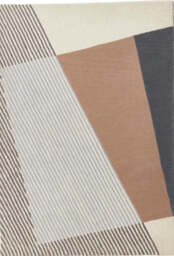 Bauhaus Abstract Wool Rug - 160X230 cm