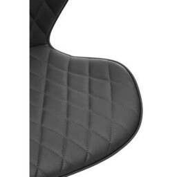 Brent Black Leather Effect Home Office Chair - thumbnail 6