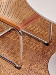 Laila White Small Round Dining Table - thumbnail 4