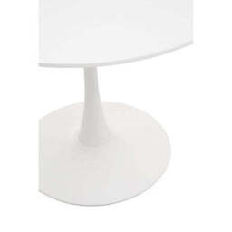Laila White Small Round Dining Table - thumbnail 5